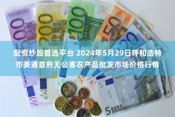 配资炒股首选平台 2024年5月29日呼和浩特市美通首府无公害农产品批发市场价格行情