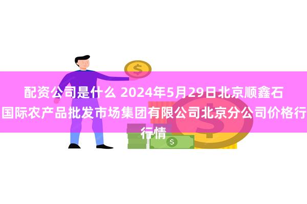 配资公司是什么 2024年5月29日北京顺鑫石门国际农产品批发市场集团有限公司北京分公司价格行情