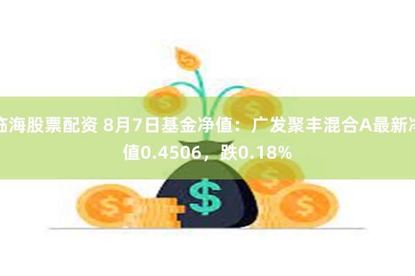 临海股票配资 8月7日基金净值：广发聚丰混合A最新净值0.4506，跌0.18%