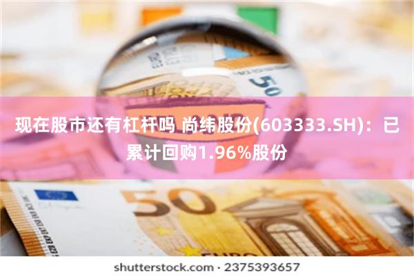 现在股市还有杠杆吗 尚纬股份(603333.SH)：已累计回购1.96%股份